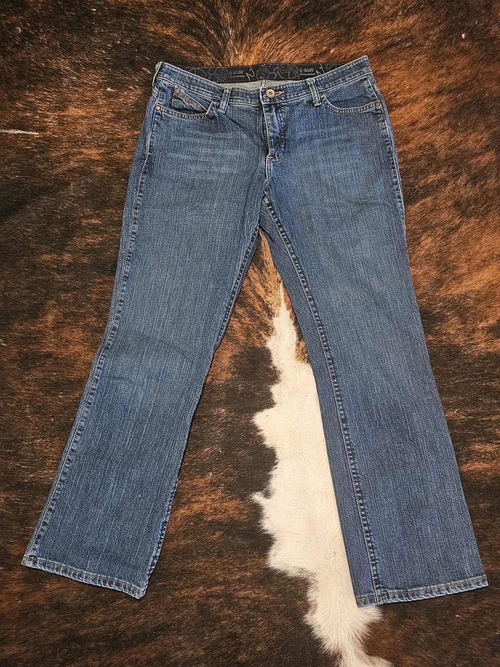 Wrangler Q baby Women's No Gap Waistband Jeans